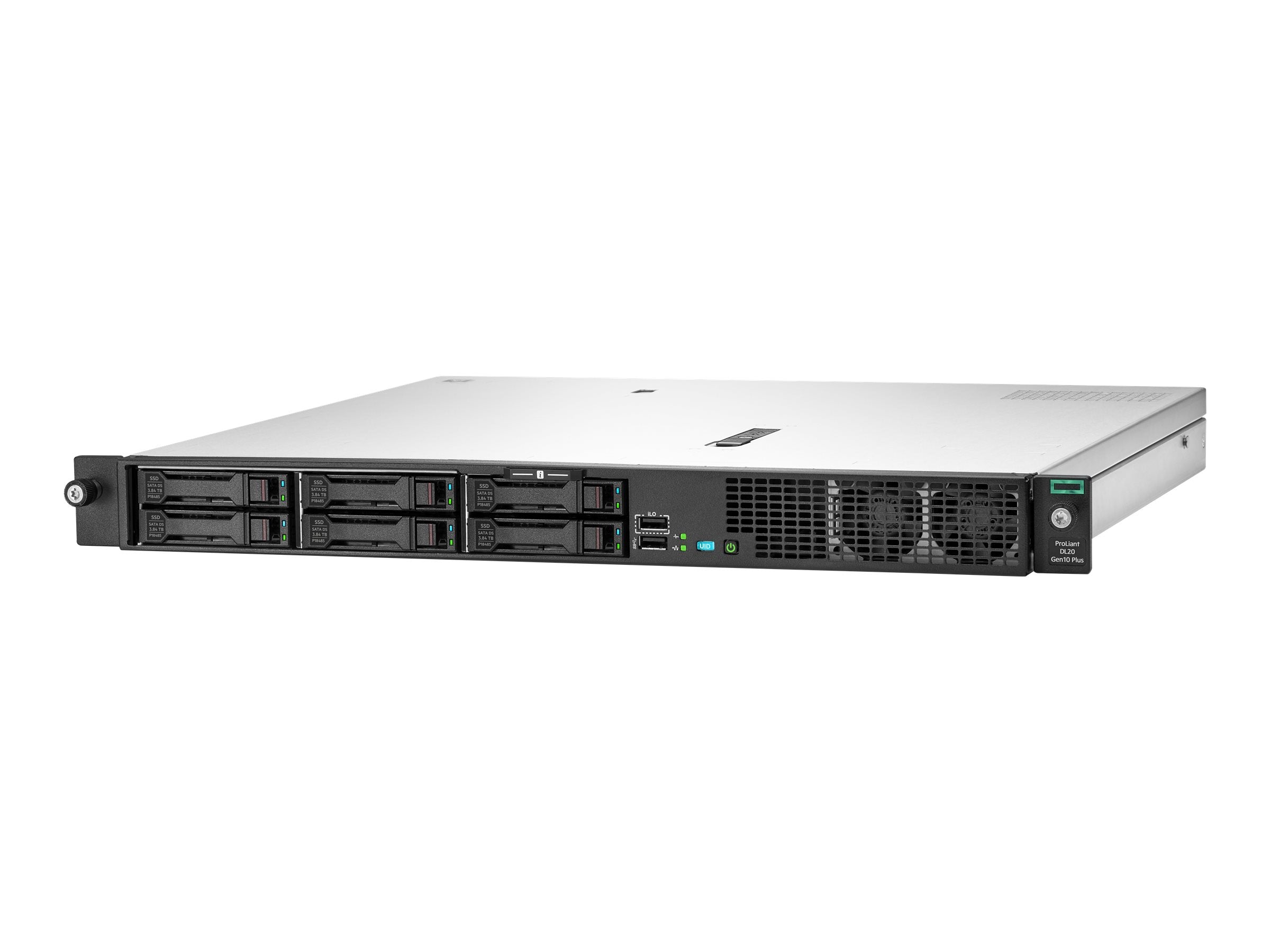 HPE ProLiant DL20 Gen10 Plus E-2314 1P 16GB-U 4SFF 500W RPS Server