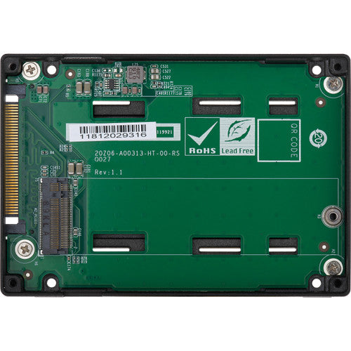 QNAP Dual M.2 PCIe NVMe SSD to U.2 Adapter - QDA-U2MP – formonixuae