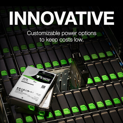 Seagate 24TB Exos X24 7200 rpm SATA III 6 Gb/s 3.5