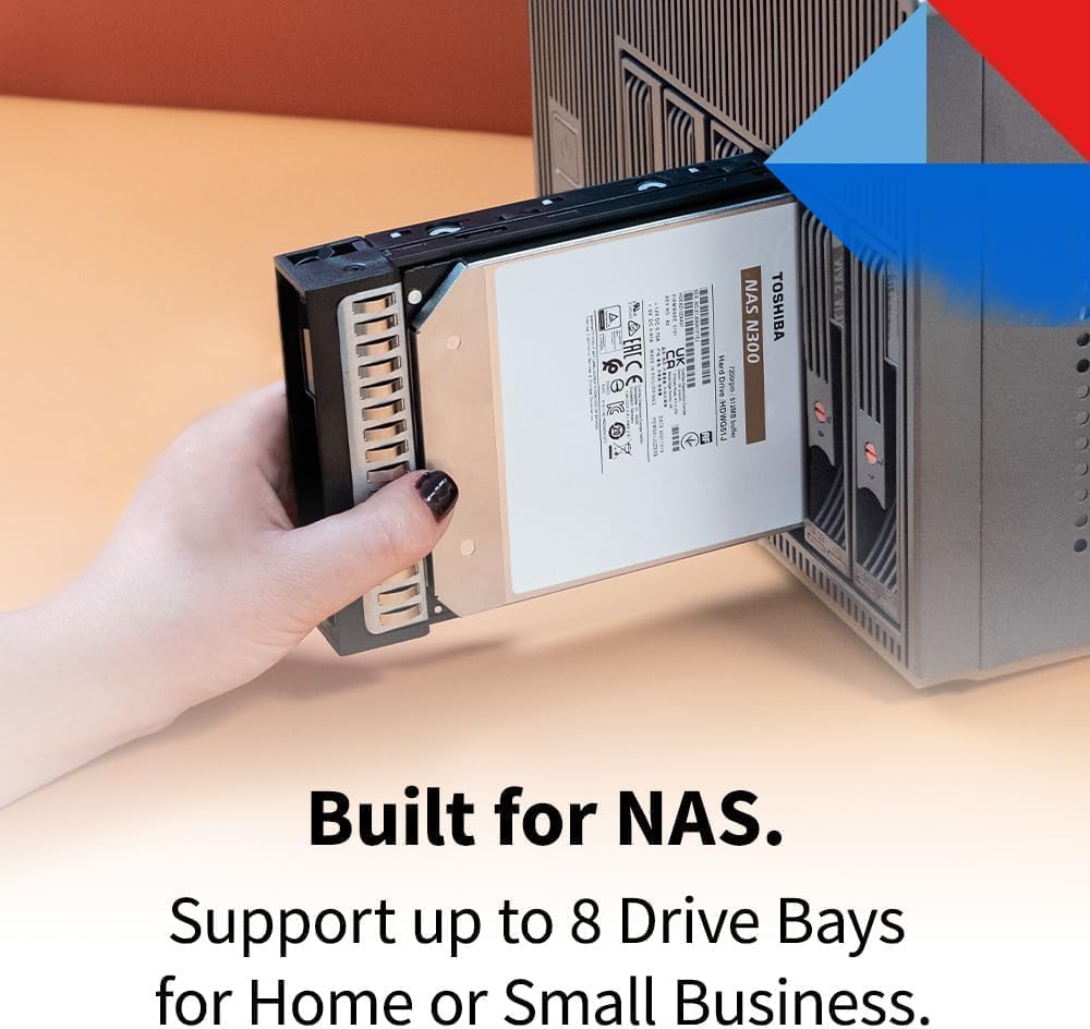 Toshiba N300 12TB NAS 3.5-Inch Internal Hard Drive - HDWG51CEZSTA