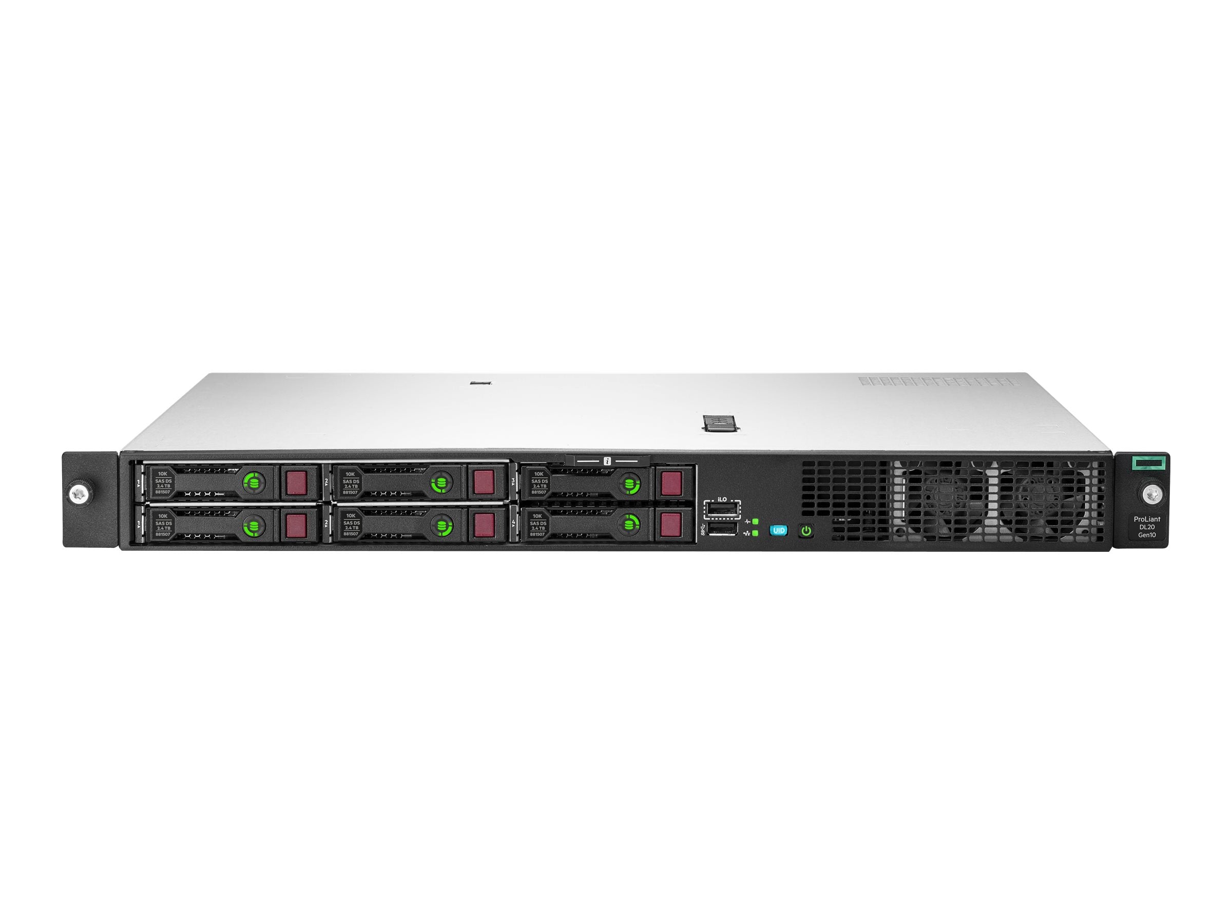 HPE ProLiant DL20 Gen10 Plus E-2314 1P 16GB-U 4SFF 500W RPS Server