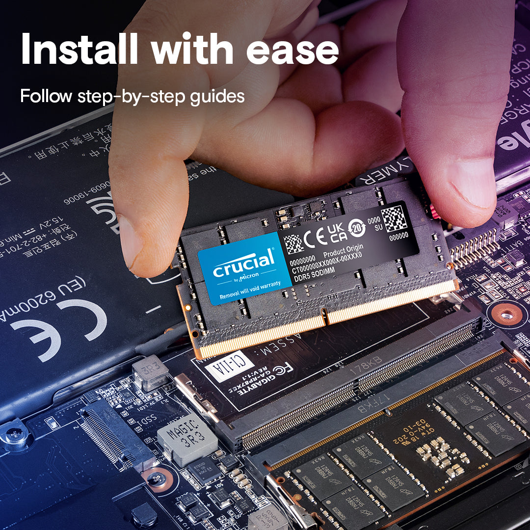 Crucial 16GB DDR5-5600 SODIMM RAM - CT16G56C46S5 – formonixuae